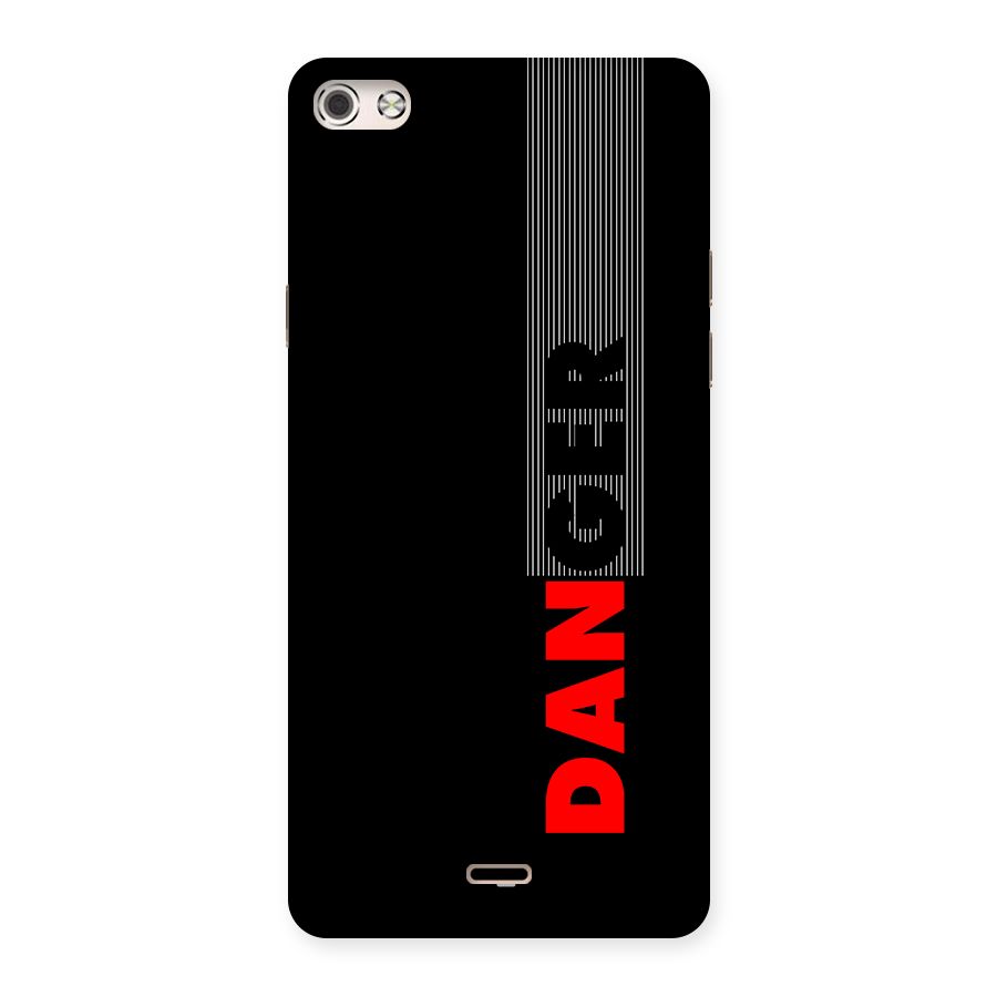 Vertical Danger Back Case for Canvas Silver 5