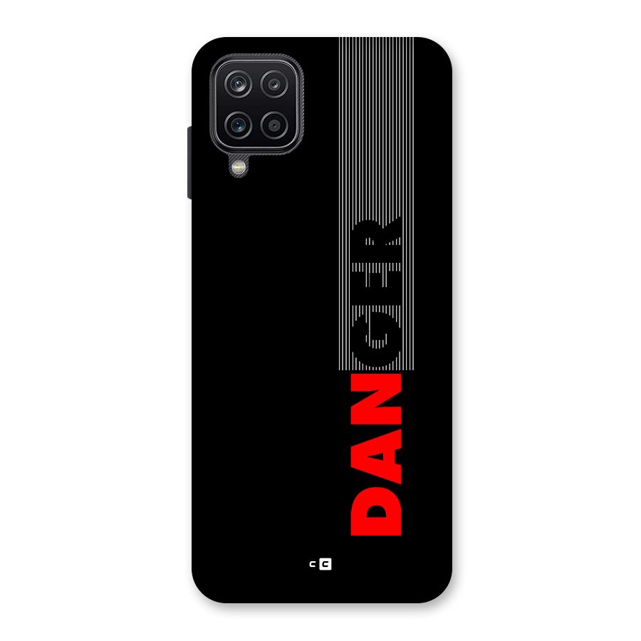Vertical Danger Back Case for Galaxy A12