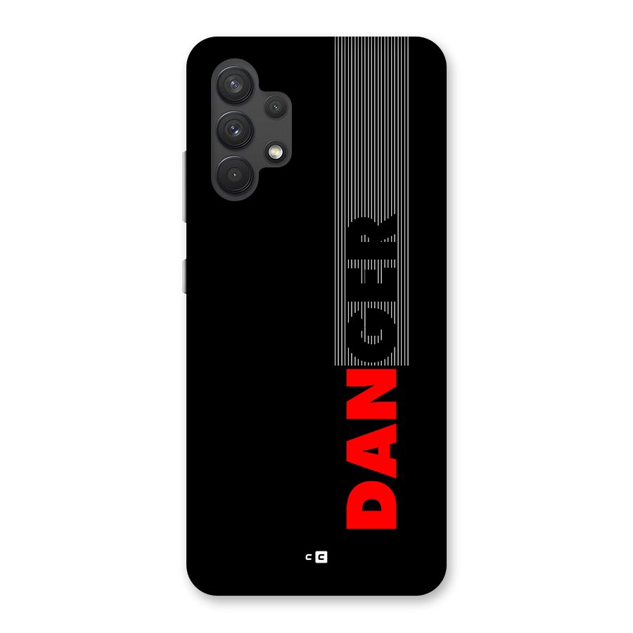 Vertical Danger Back Case for Galaxy A32