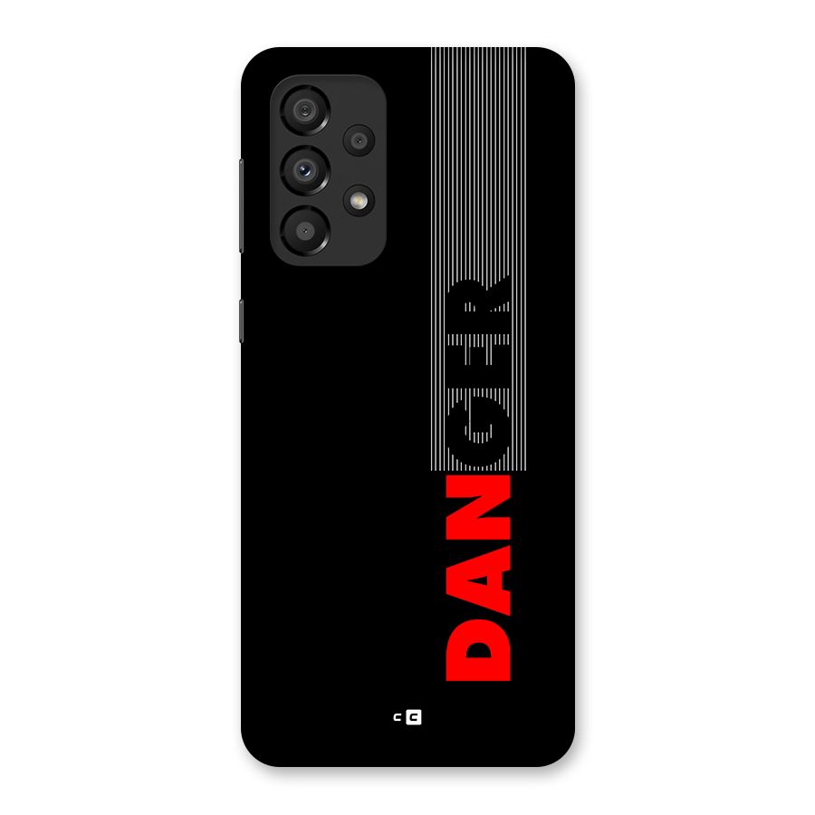 Vertical Danger Back Case for Galaxy A33 5G