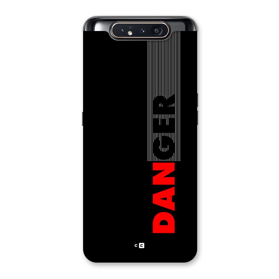 Vertical Danger Back Case for Galaxy A80