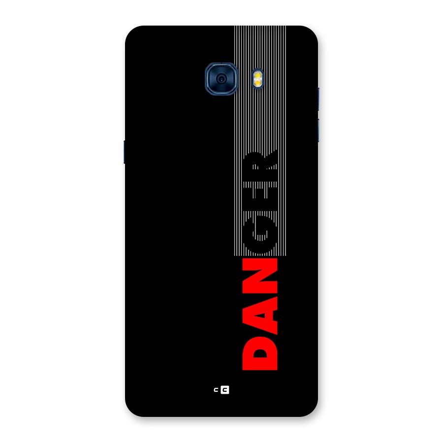 Vertical Danger Back Case for Galaxy C7 Pro