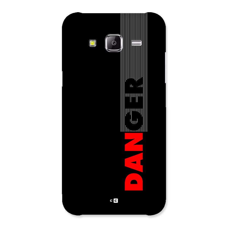 Vertical Danger Back Case for Galaxy J2 Prime