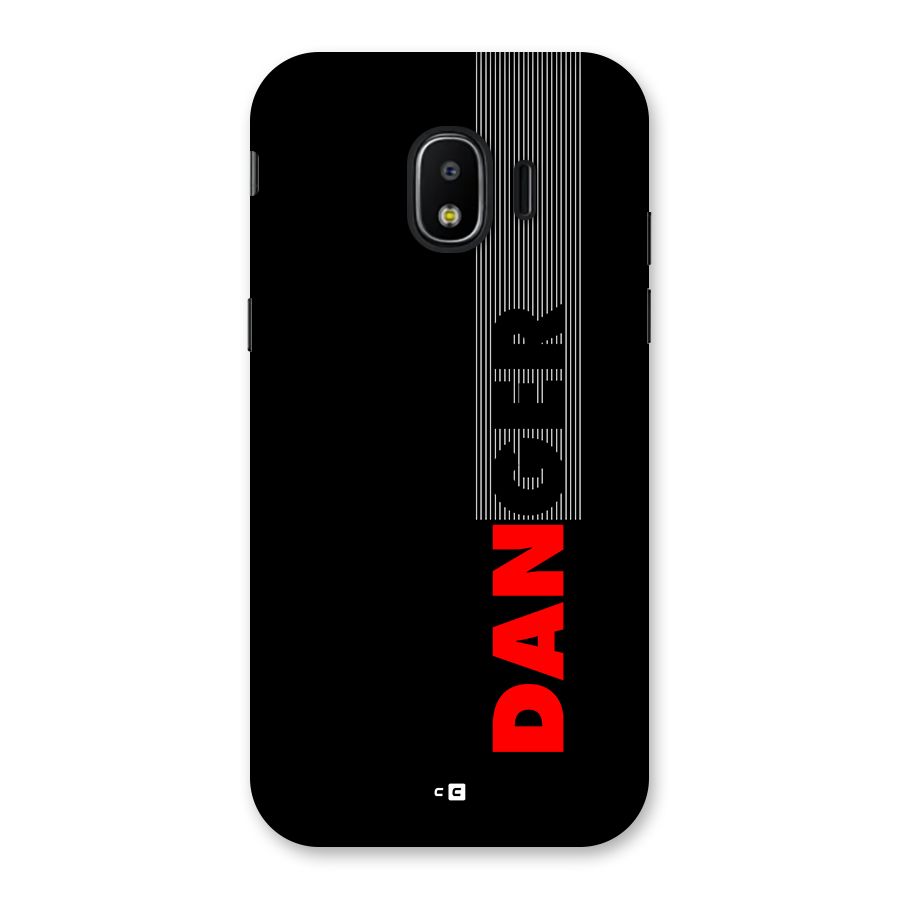 Vertical Danger Back Case for Galaxy J2 Pro 2018