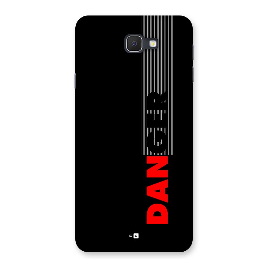 Vertical Danger Back Case for Galaxy J7 Prime