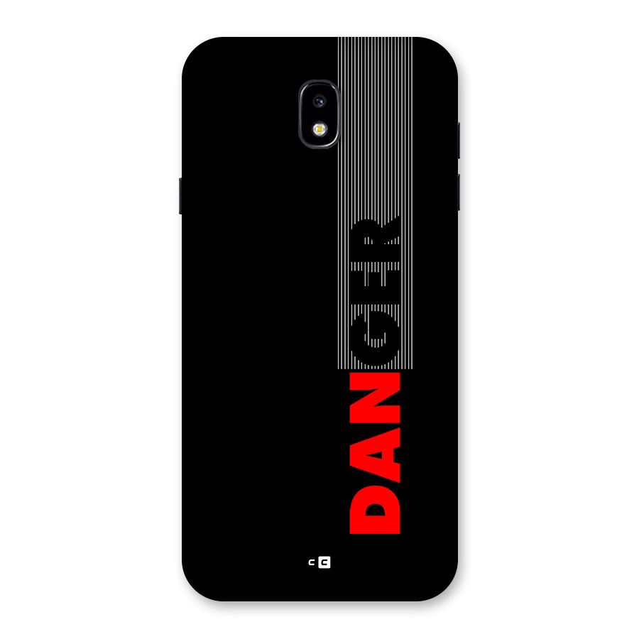 Vertical Danger Back Case for Galaxy J7 Pro