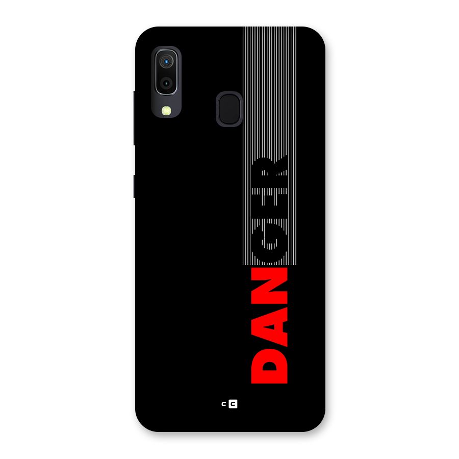 Vertical Danger Back Case for Galaxy M10s