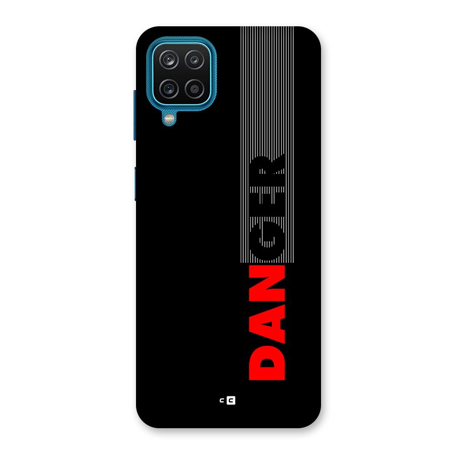 Vertical Danger Back Case for Galaxy M12