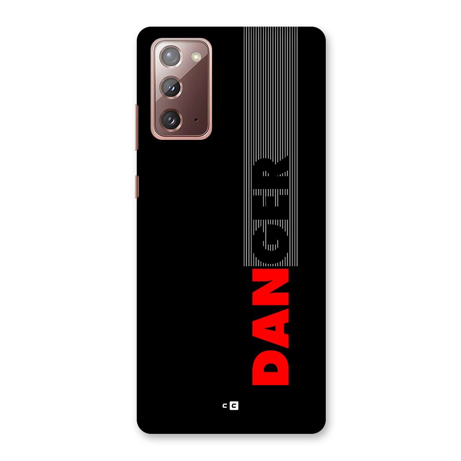 Vertical Danger Back Case for Galaxy Note 20