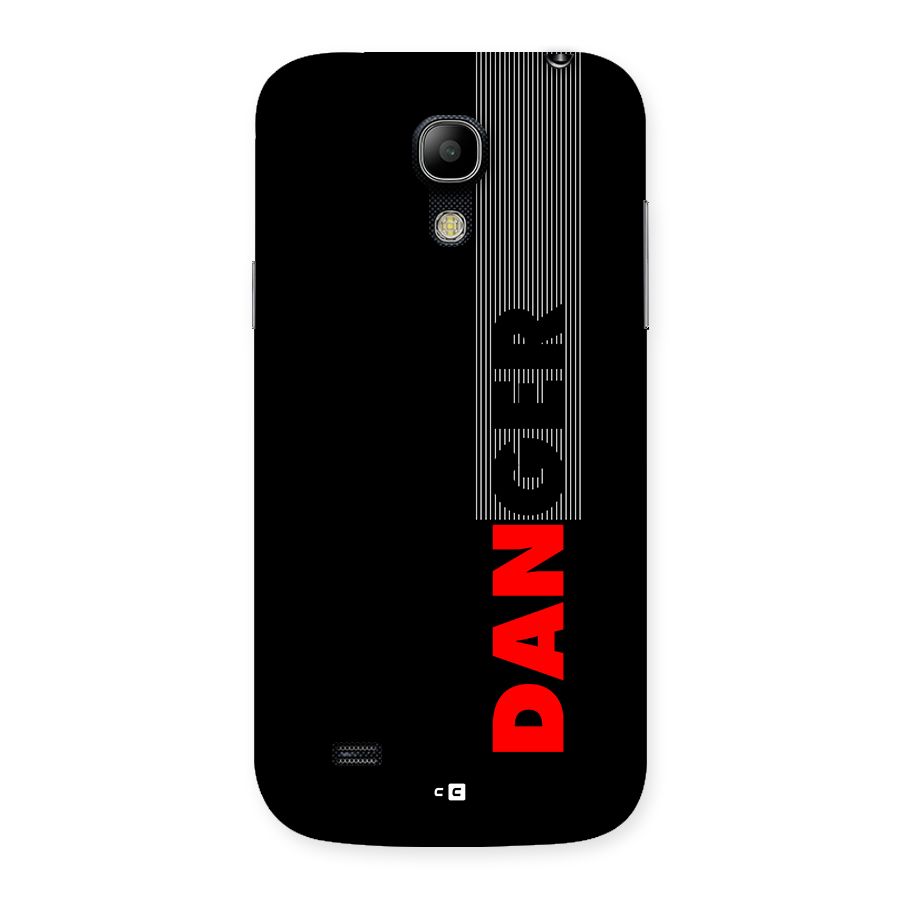 Vertical Danger Back Case for Galaxy S4 Mini
