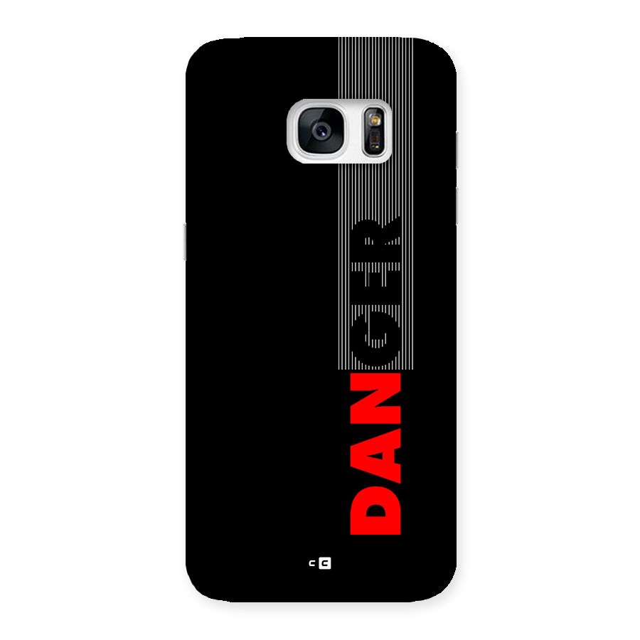 Vertical Danger Back Case for Galaxy S7 Edge