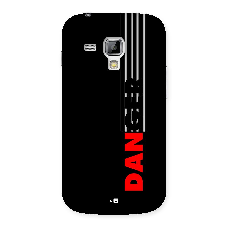 Vertical Danger Back Case for Galaxy S Duos