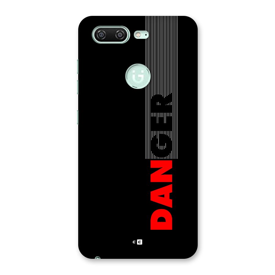 Vertical Danger Back Case for Gionee S10