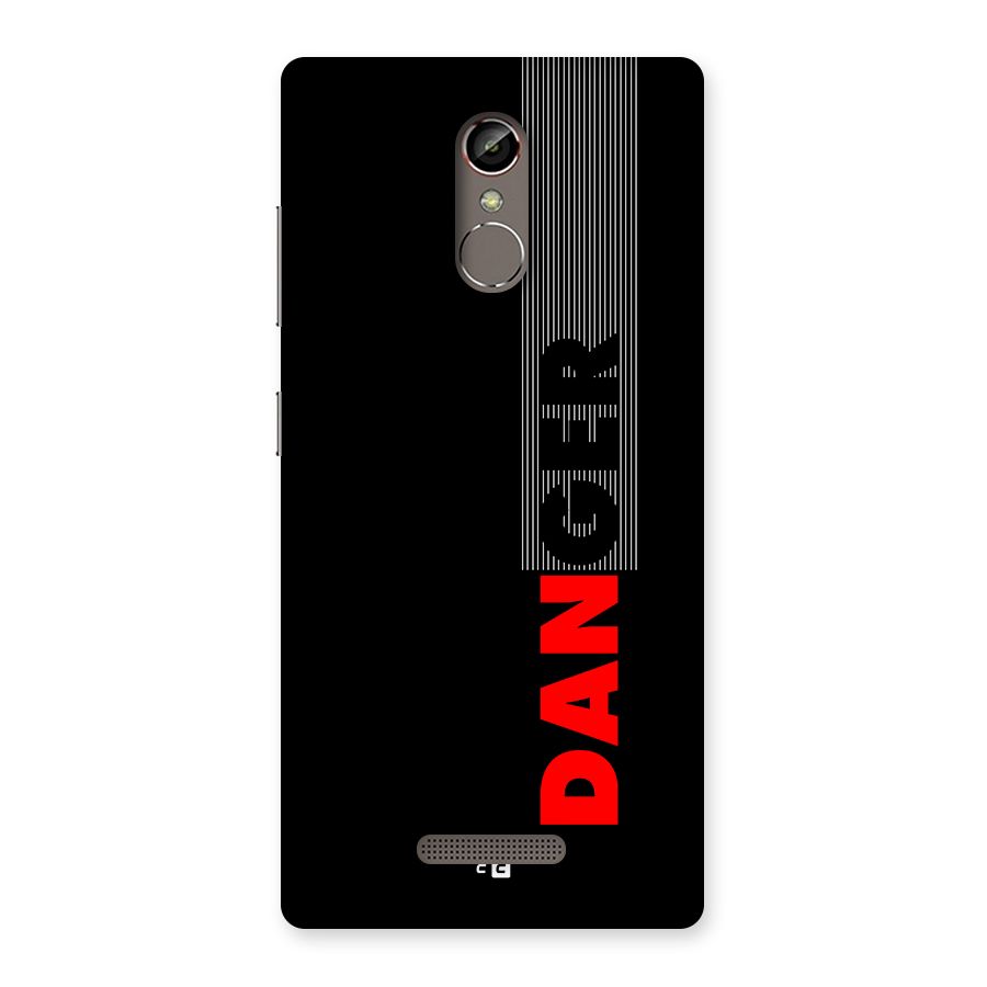 Vertical Danger Back Case for Gionee S6s