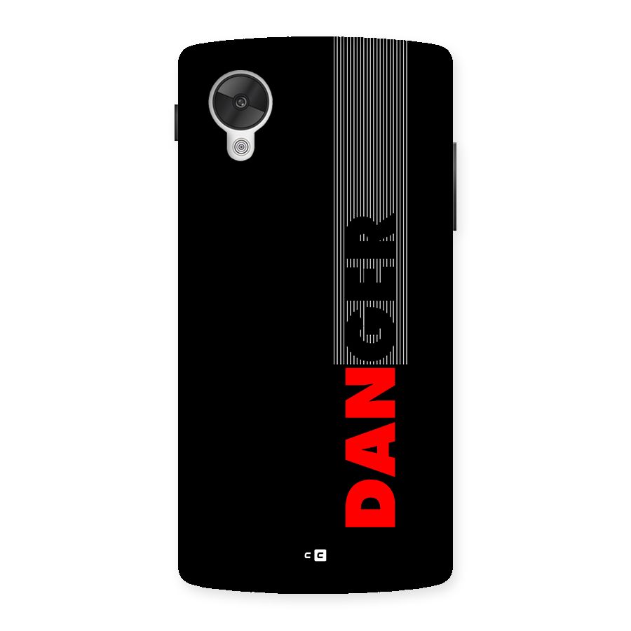 Vertical Danger Back Case for Google Nexus 5