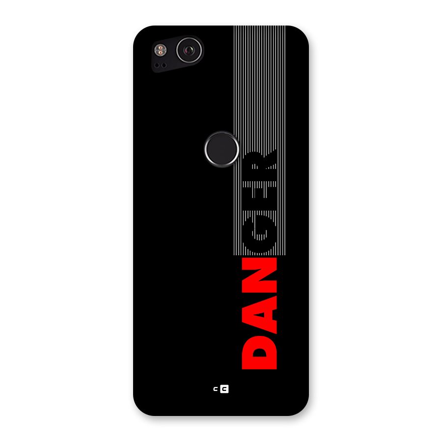 Vertical Danger Back Case for Google Pixel 2