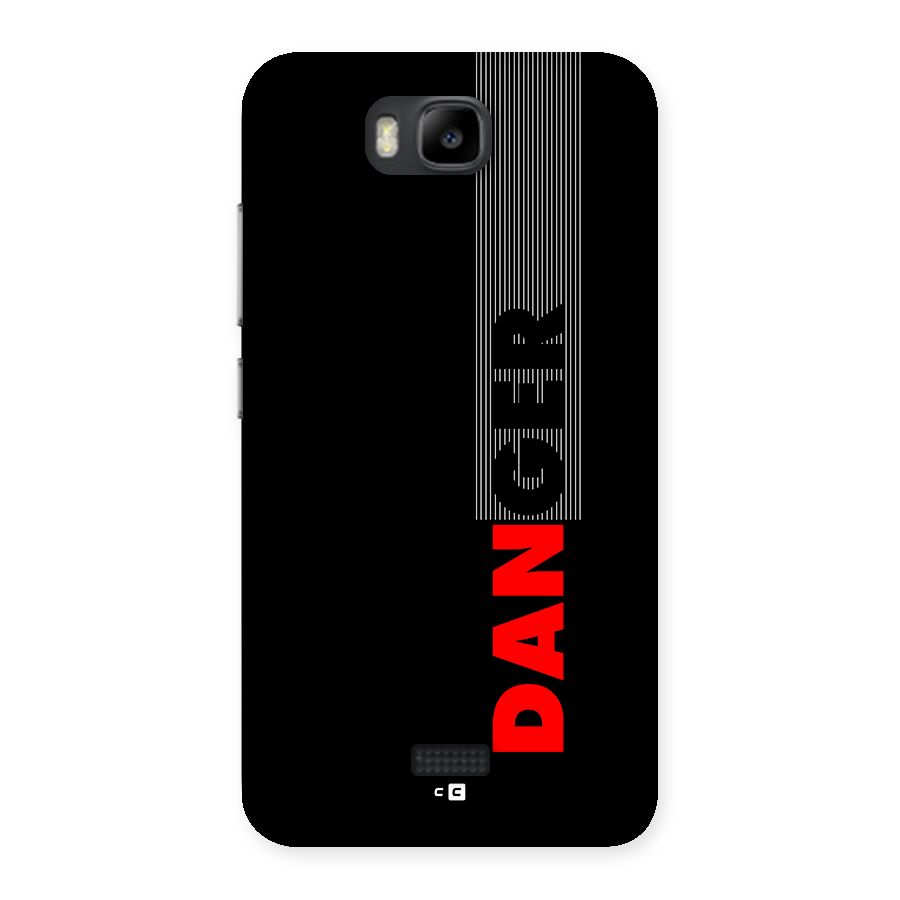 Vertical Danger Back Case for Honor Bee