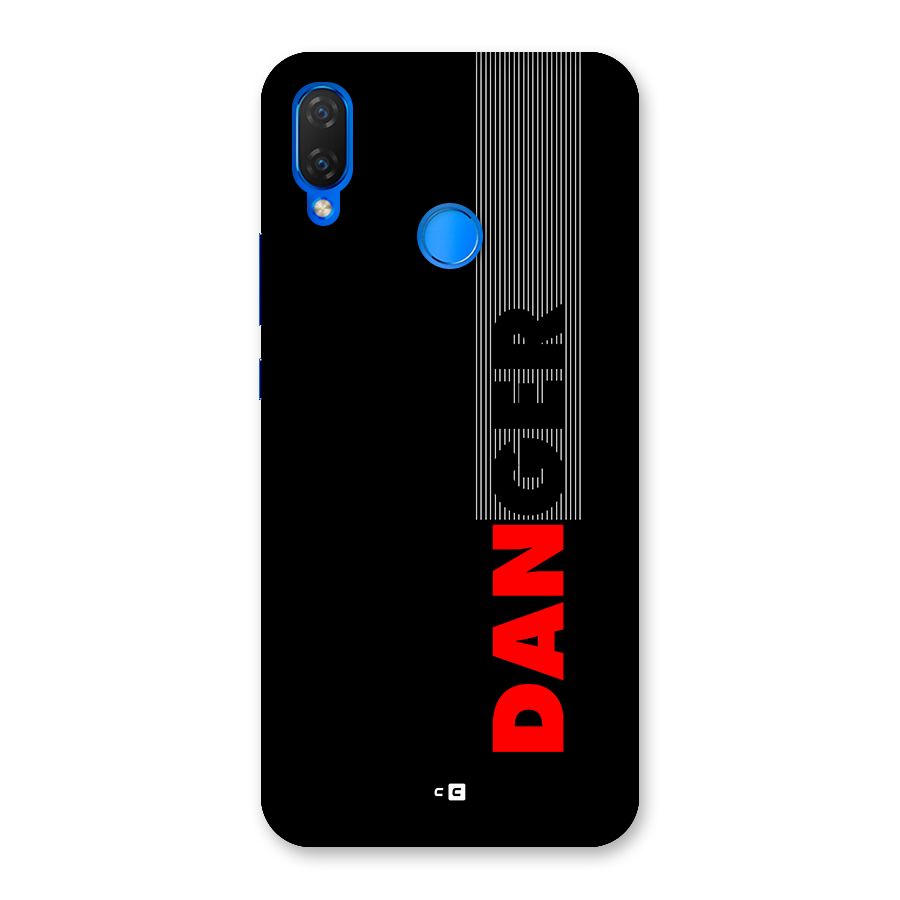 Vertical Danger Back Case for Huawei P Smart Plus