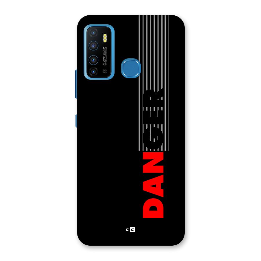 Vertical Danger Back Case for Infinix Hot 9