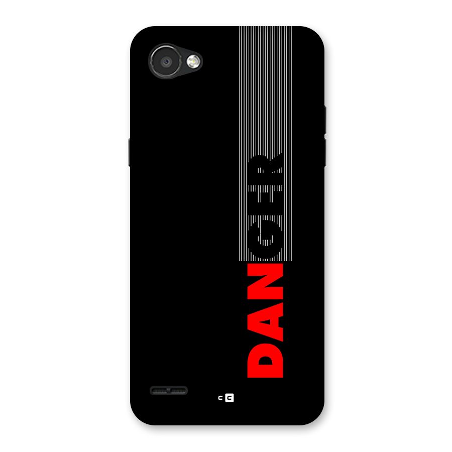 Vertical Danger Back Case for LG Q6