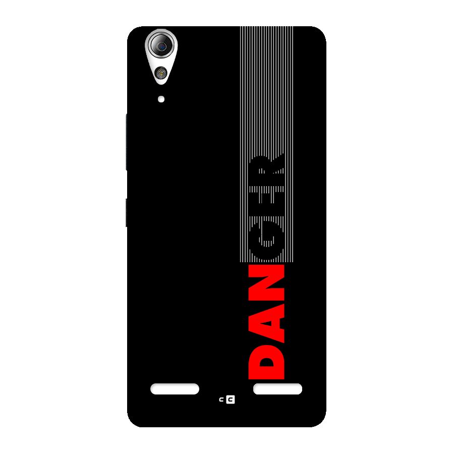 Vertical Danger Back Case for Lenovo A6000 Plus