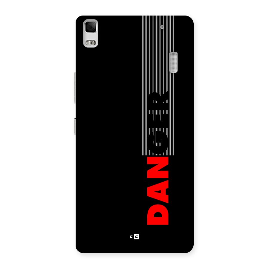 Vertical Danger Back Case for Lenovo K3 Note