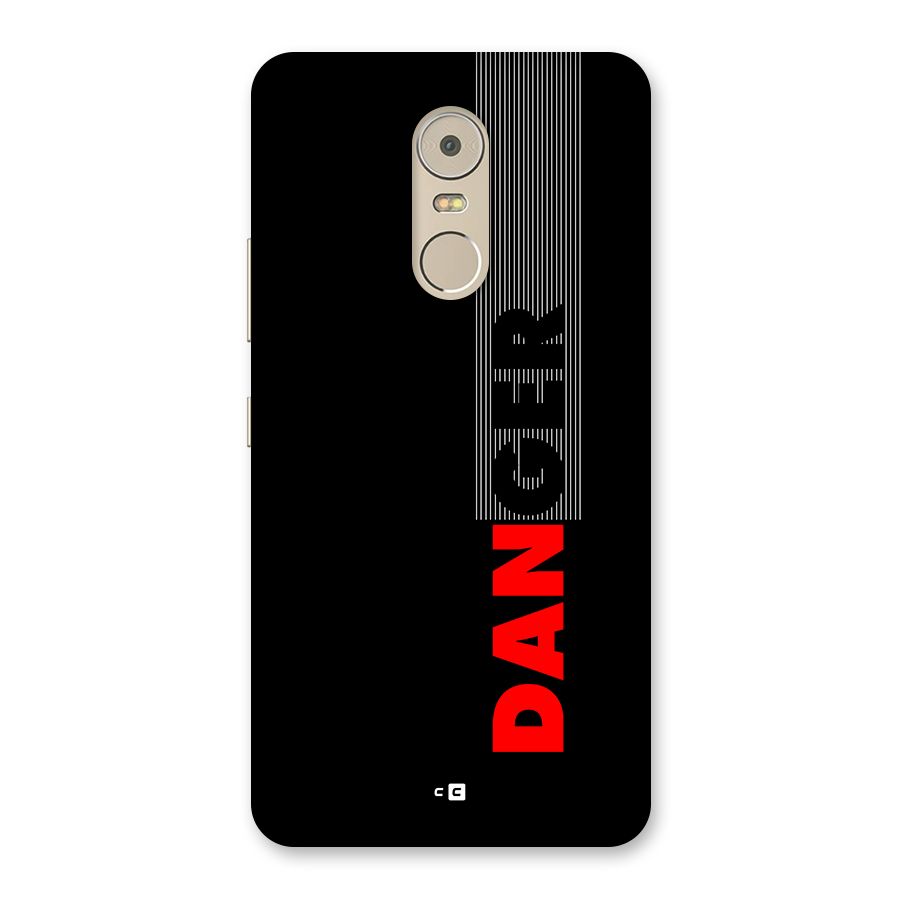 Vertical Danger Back Case for Lenovo K6 Note