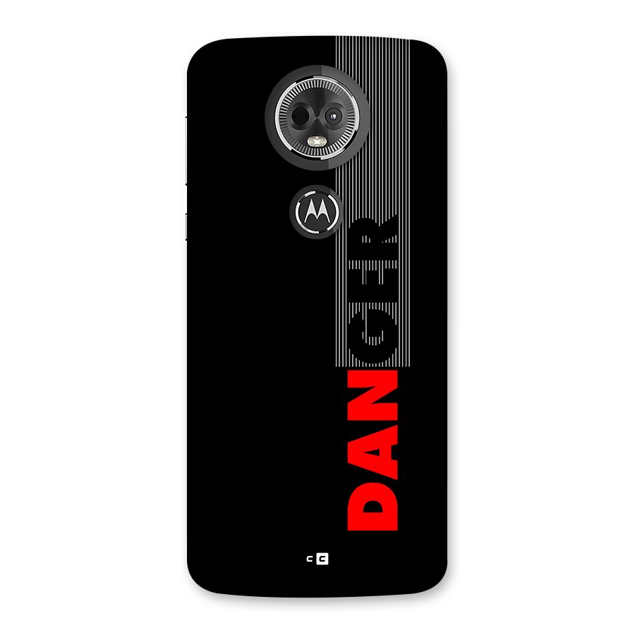 Vertical Danger Back Case for Moto E5 Plus