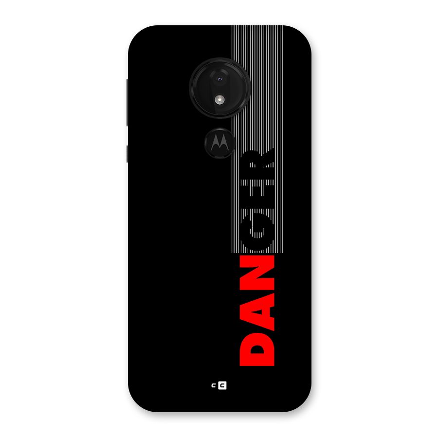 Vertical Danger Back Case for Moto G7 Power