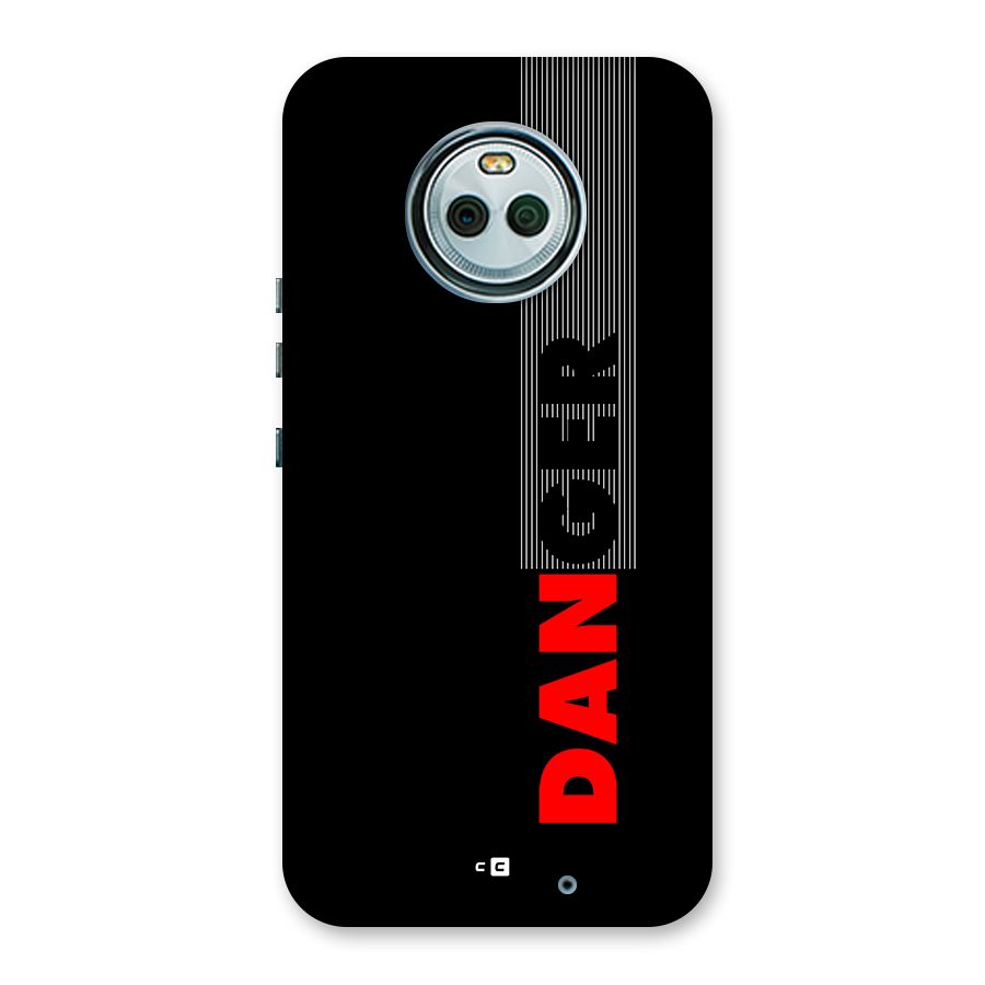 Vertical Danger Back Case for Moto X4