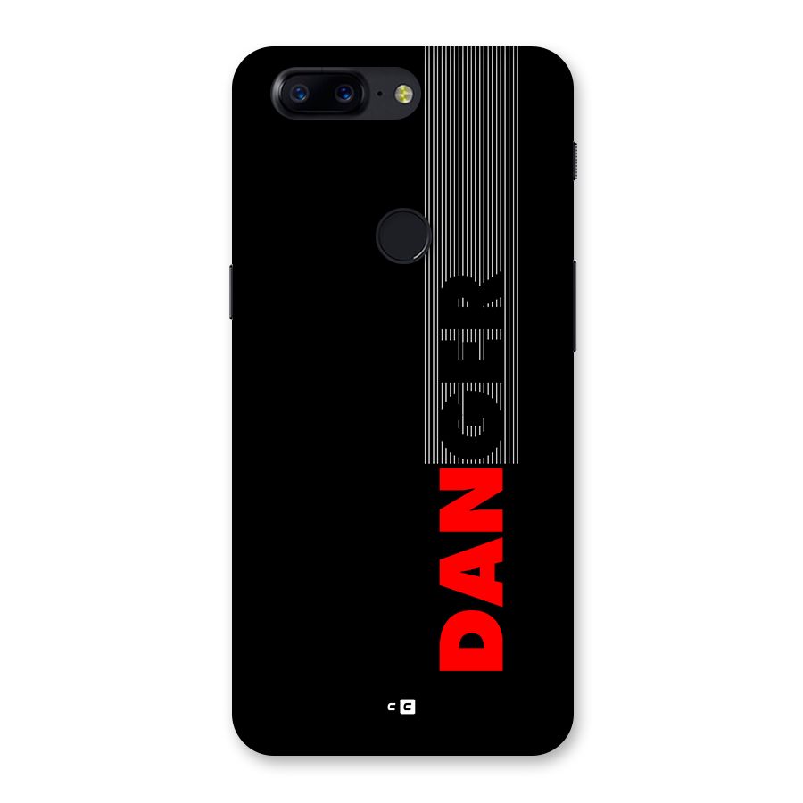 Vertical Danger Back Case for OnePlus 5T