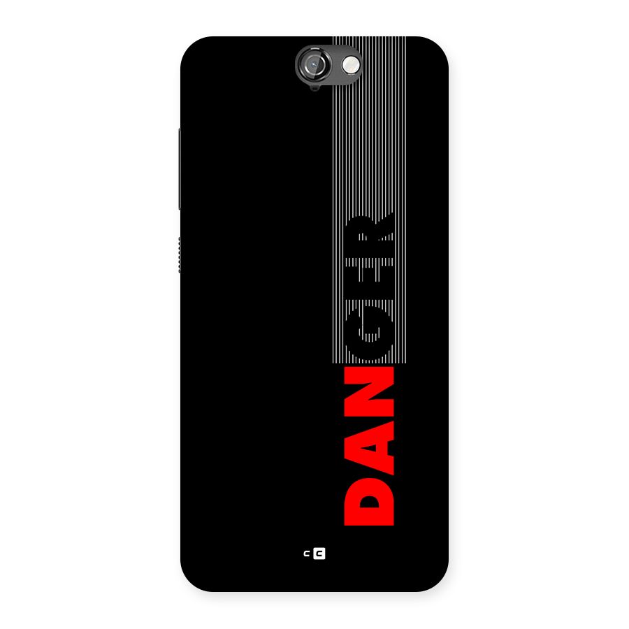 Vertical Danger Back Case for One A9