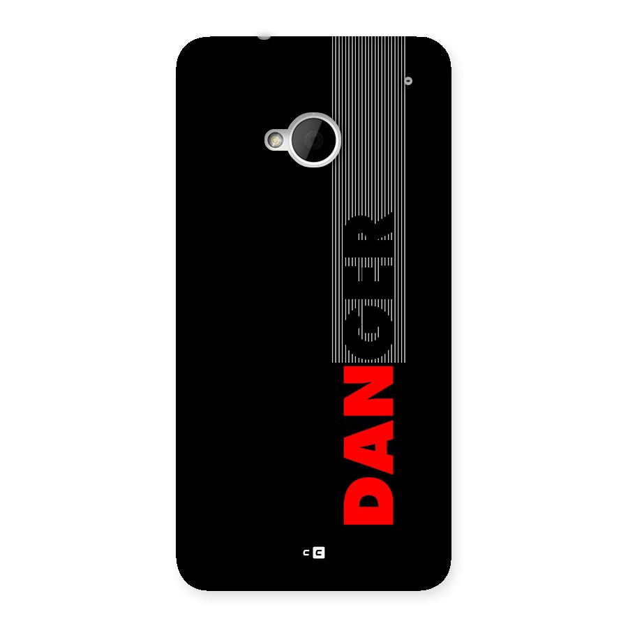 Vertical Danger Back Case for One M7 (Single Sim)