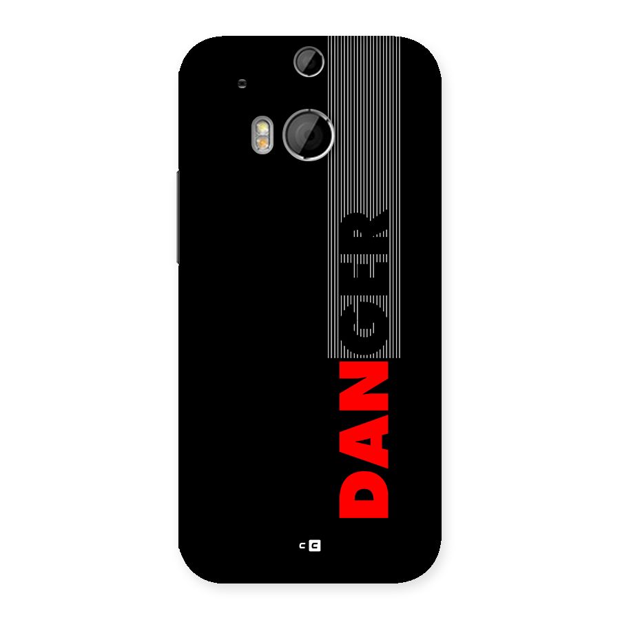 Vertical Danger Back Case for One M8