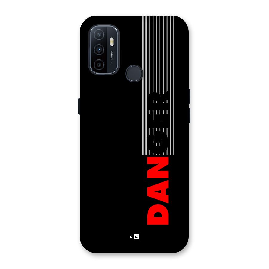 Vertical Danger Back Case for Oppo A32