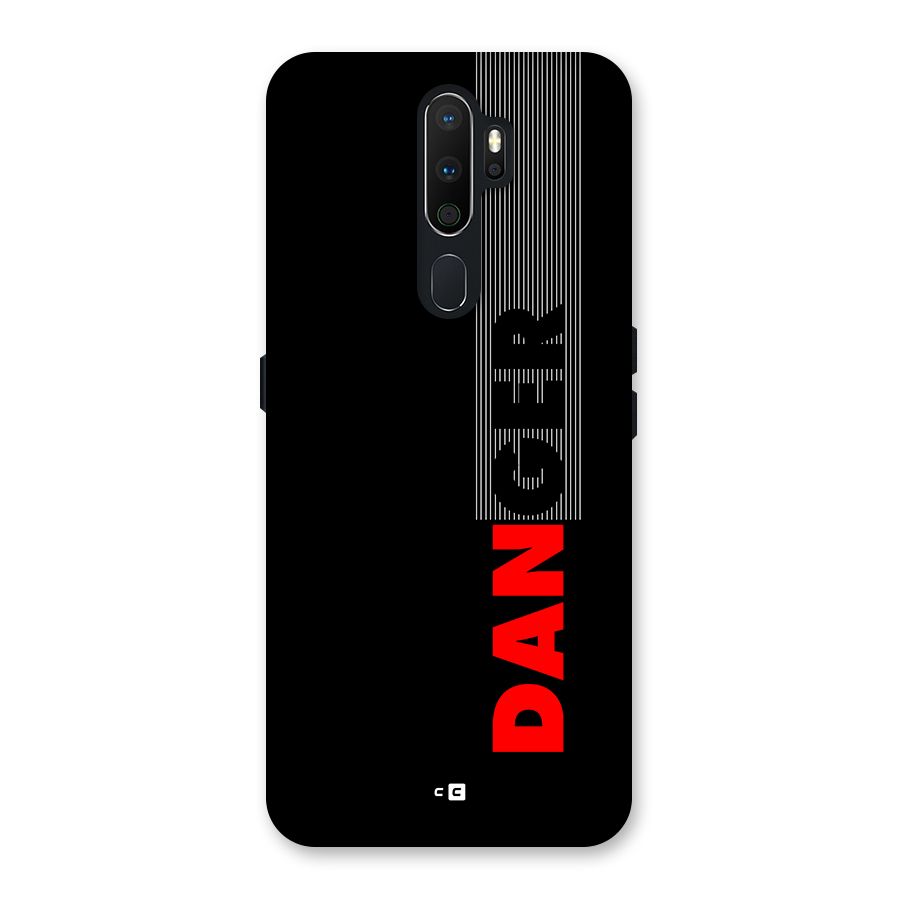Vertical Danger Back Case for Oppo A5 (2020)