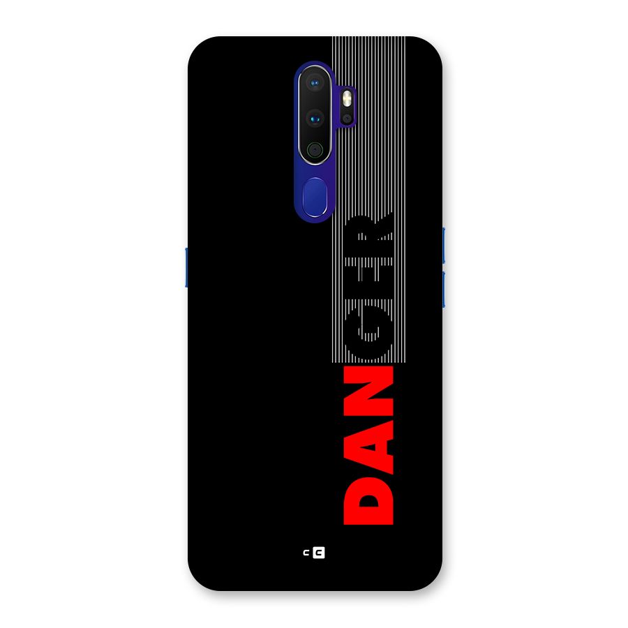 Vertical Danger Back Case for Oppo A9 (2020)