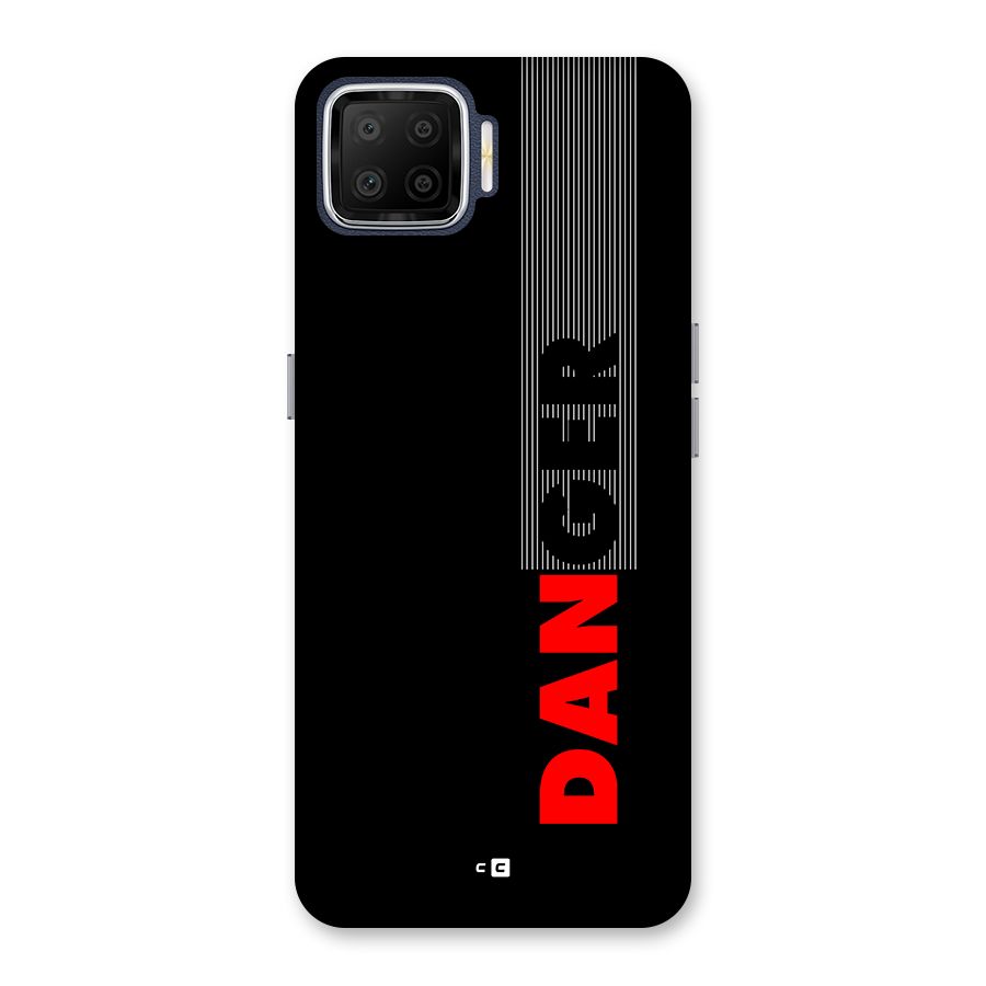 Vertical Danger Back Case for Oppo F17