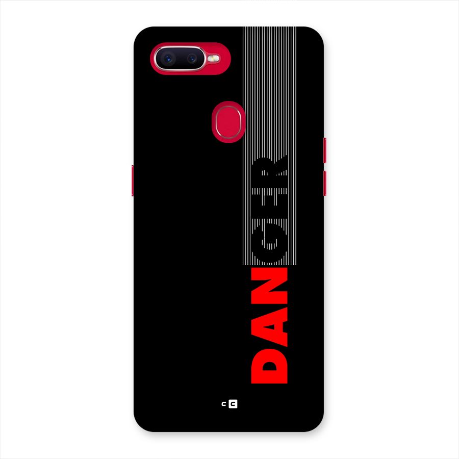 Vertical Danger Back Case for Oppo F9 Pro