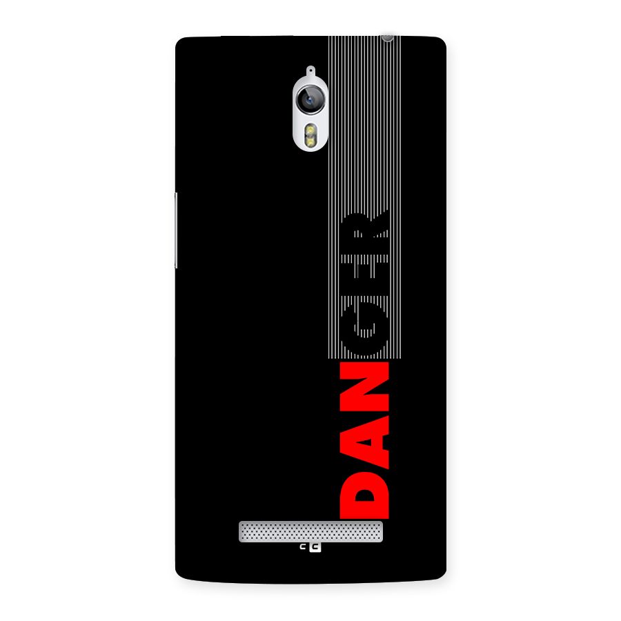 Vertical Danger Back Case for Oppo Find 7
