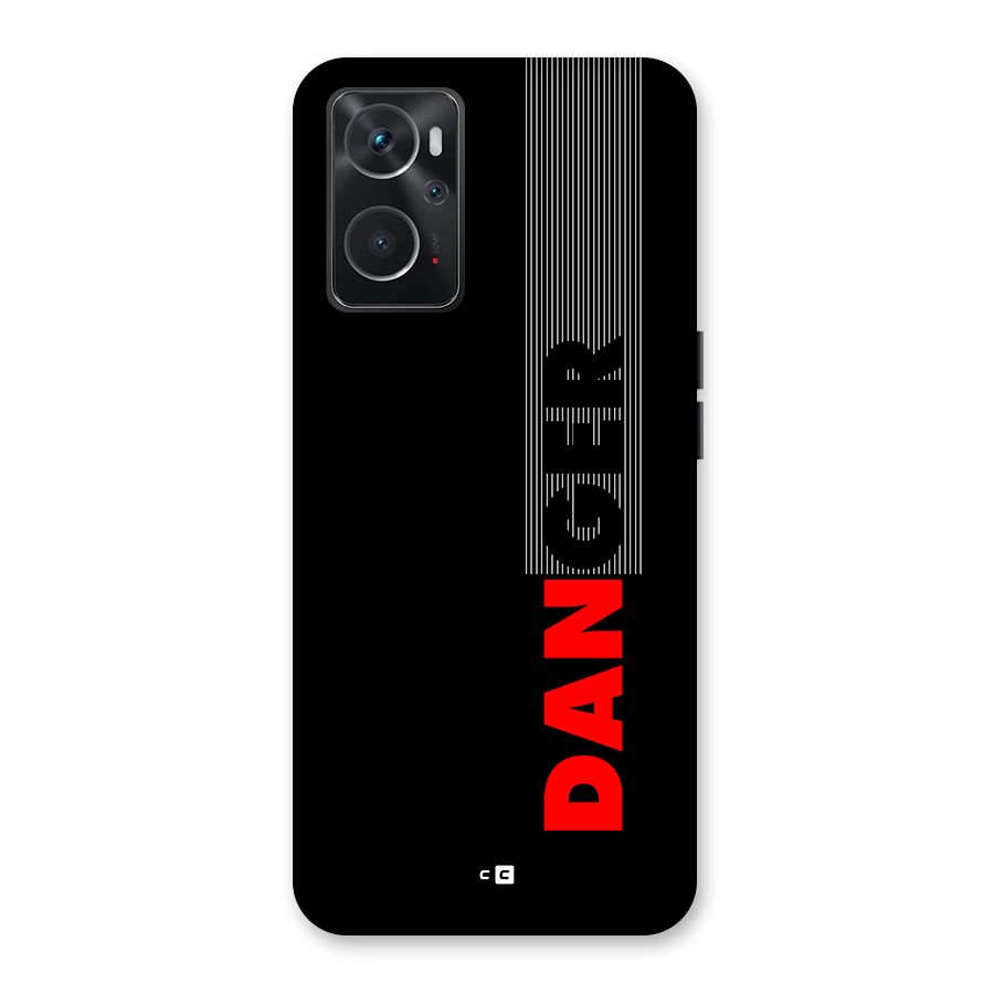 Vertical Danger Back Case for Oppo K10 4G