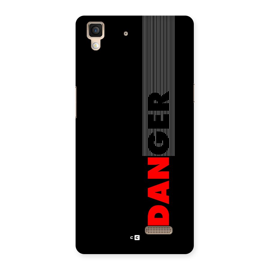 Vertical Danger Back Case for Oppo R7