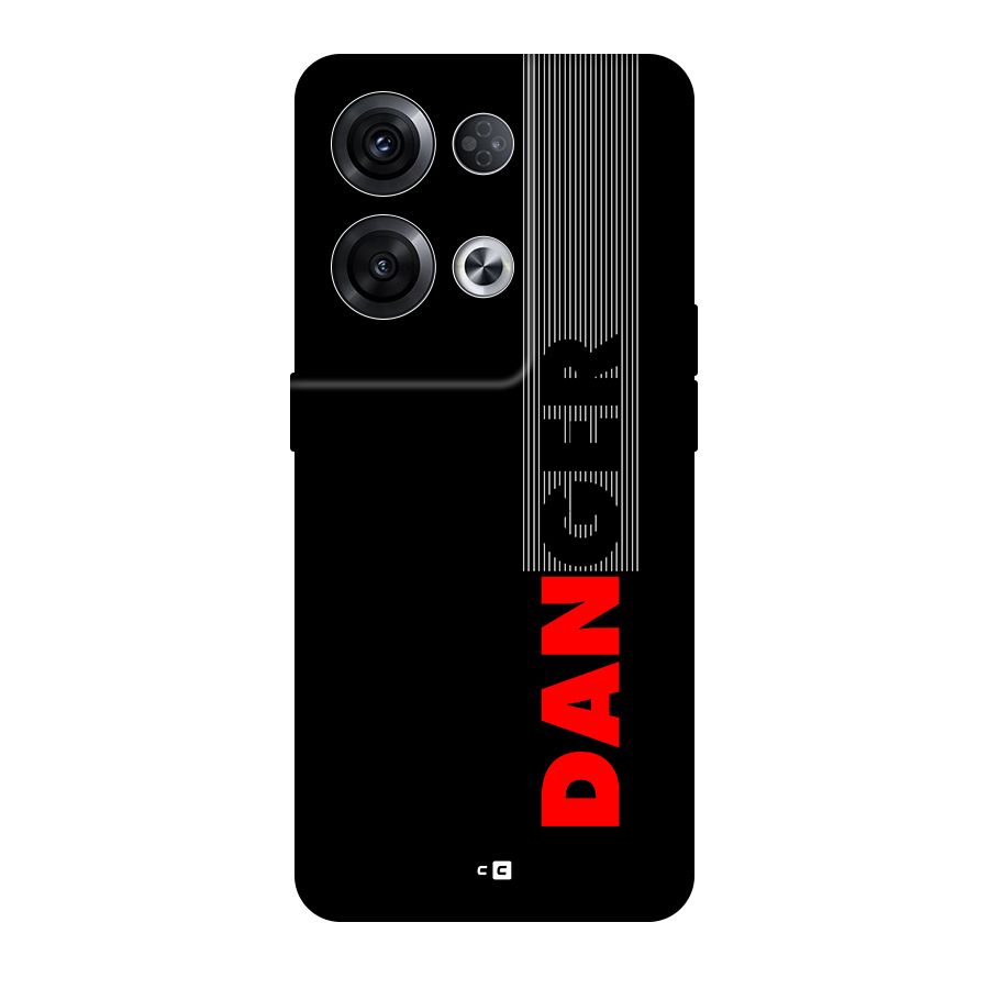 Vertical Danger Back Case for Oppo Reno8 Pro 5G