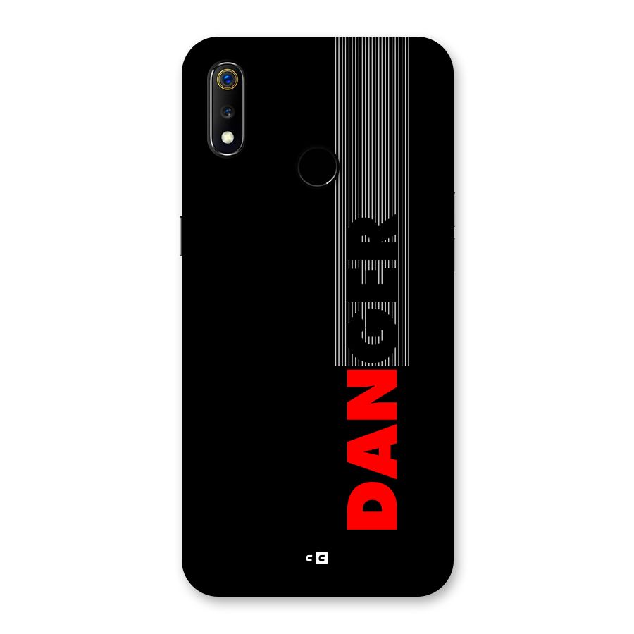 Vertical Danger Back Case for Realme 3