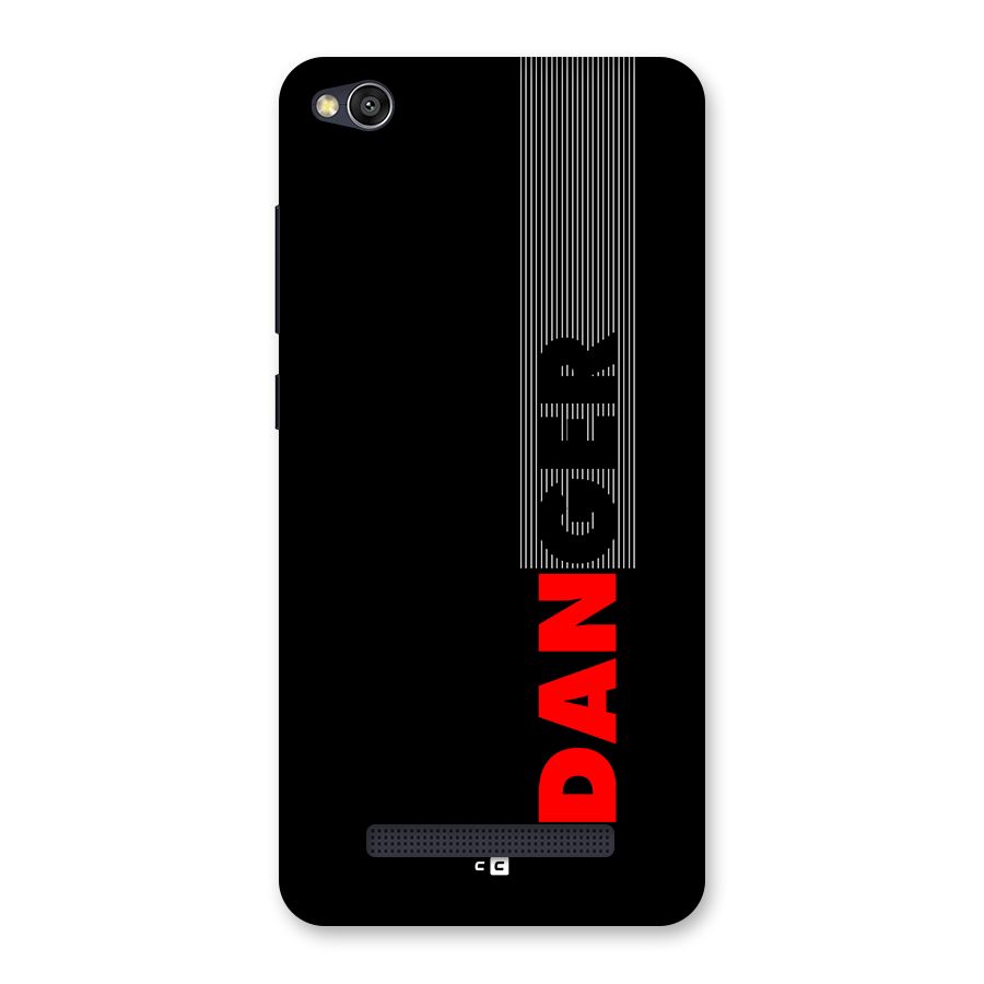 Vertical Danger Back Case for Redmi 4A