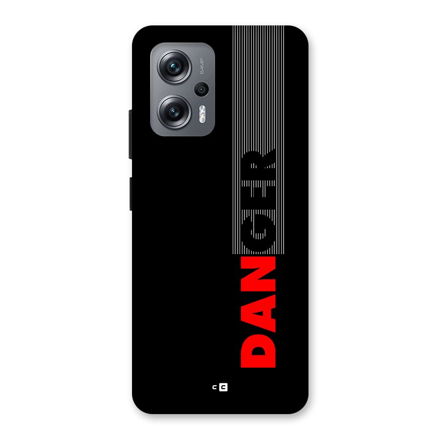 Vertical Danger Back Case for Redmi K50i