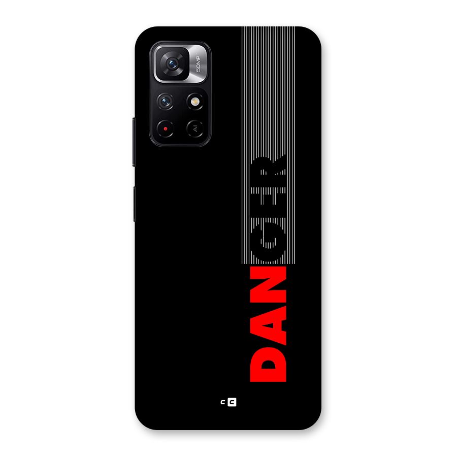 Vertical Danger Back Case for Redmi Note 11T 5G