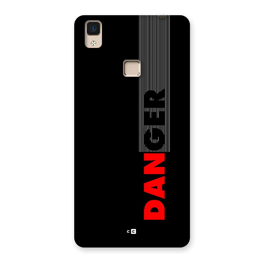 Vertical Danger Back Case for V3 Max