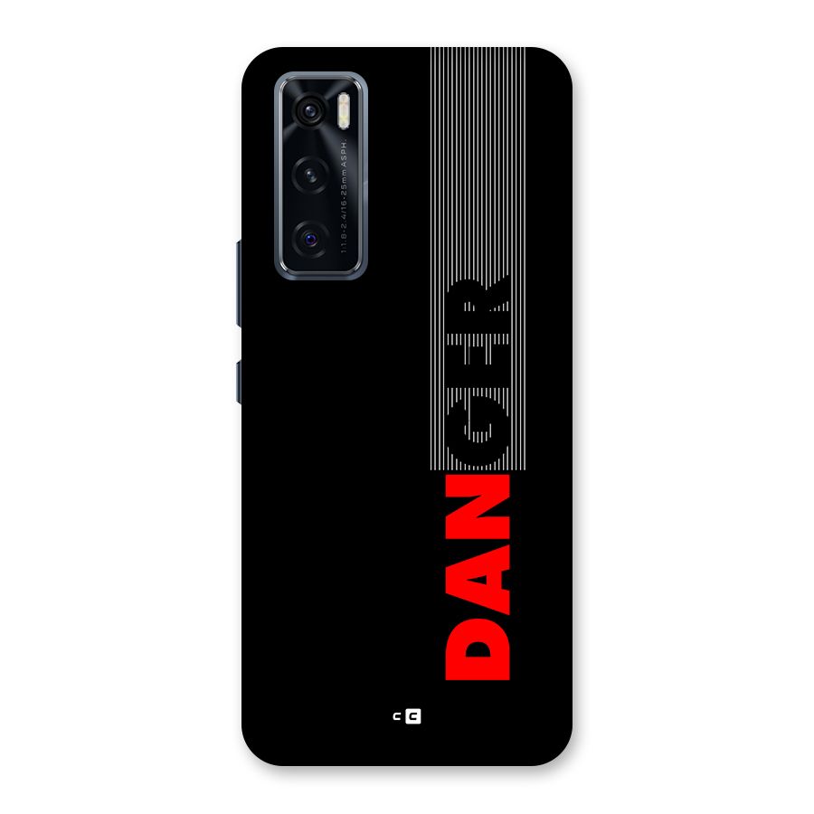 Vertical Danger Back Case for Vivo V20 SE