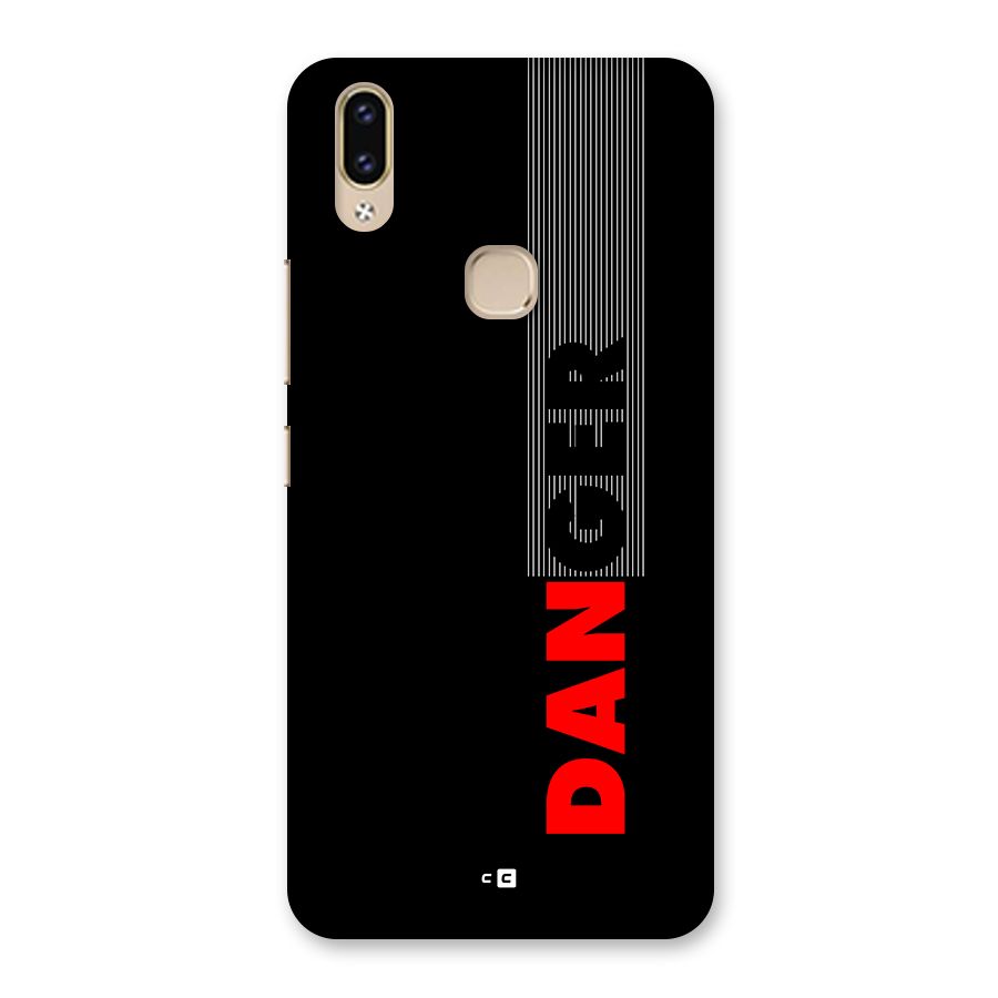Vertical Danger Back Case for Vivo V9 Youth